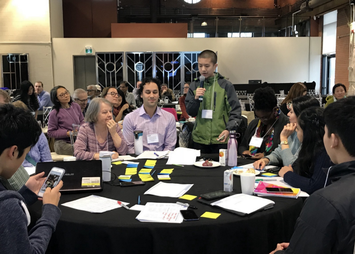 Over 60 City of Toronto staff and residents took part in a Blue Bin Design Sprint at Civic Hall Toronto in November.