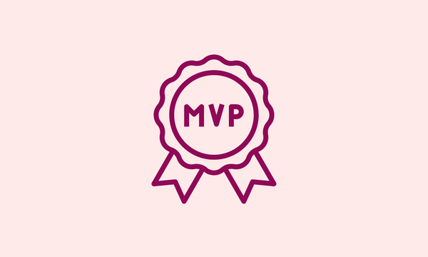 A logo of a medal with MVP written on it