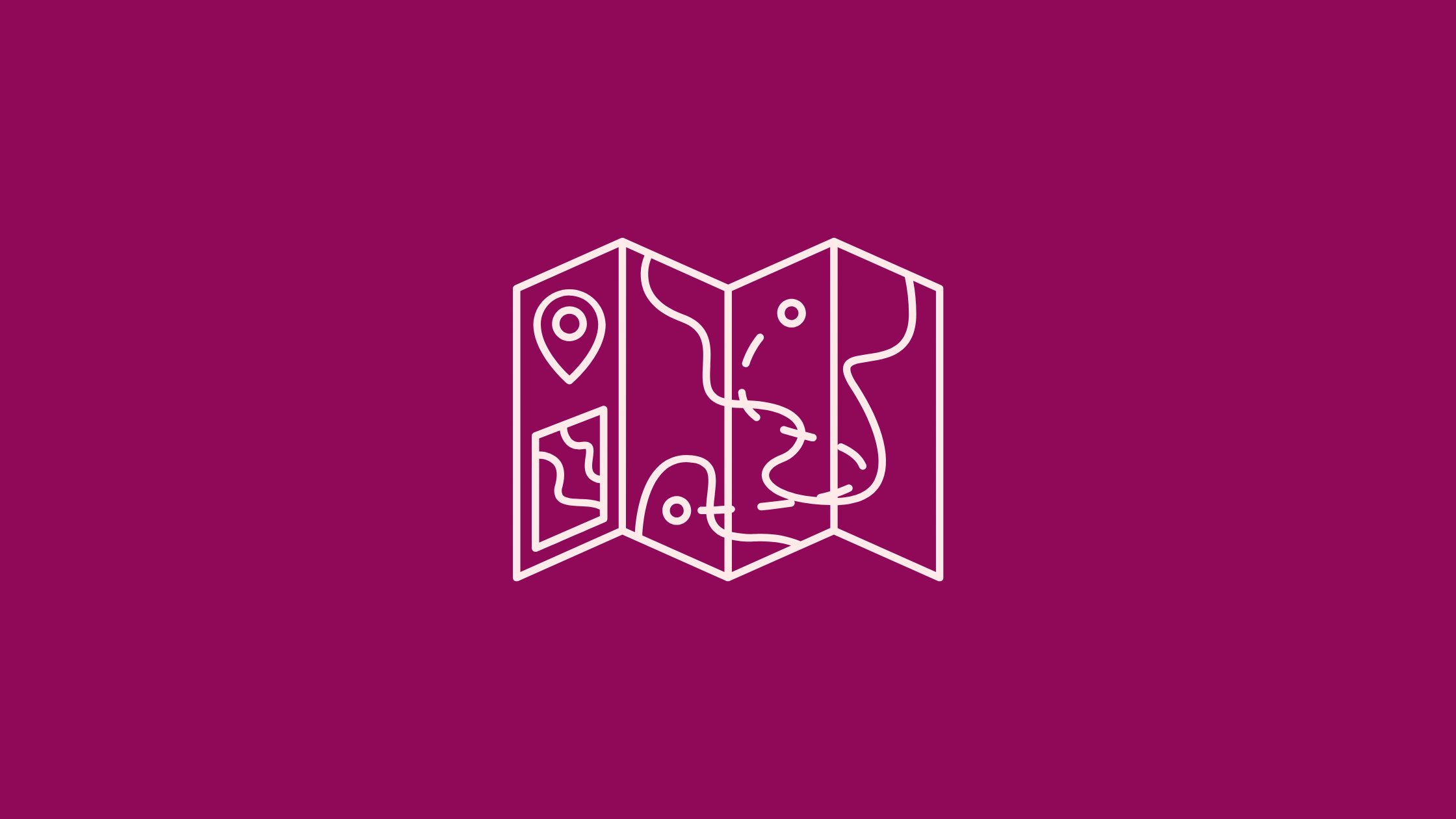 An icon of a map